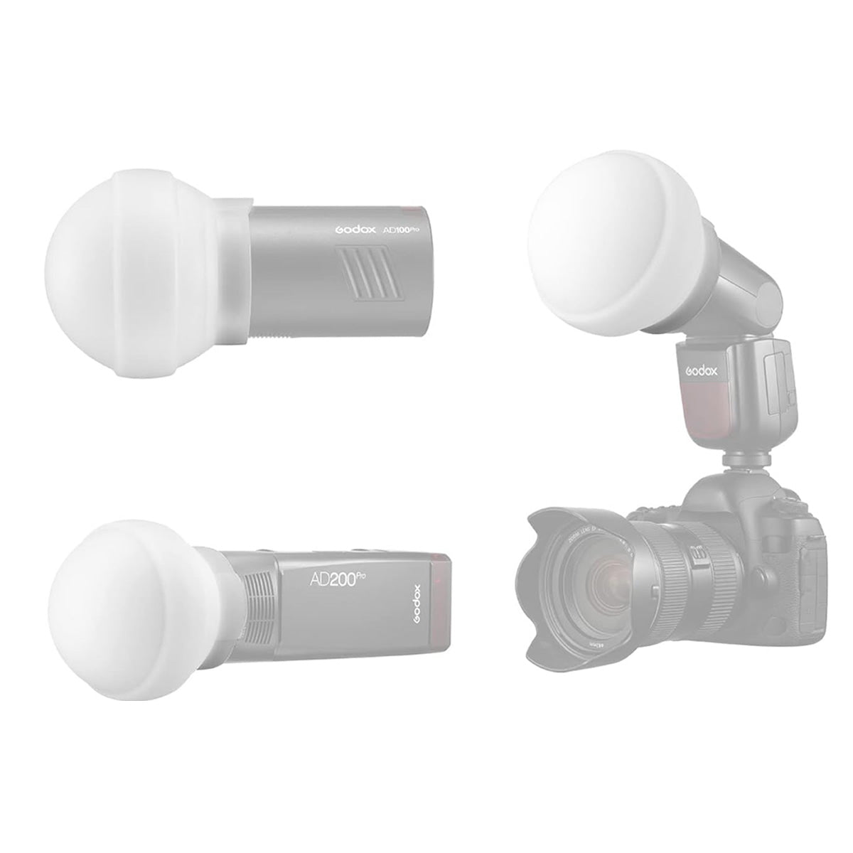 Godox AK-R22 Katlanabilir Silikon Difüzör