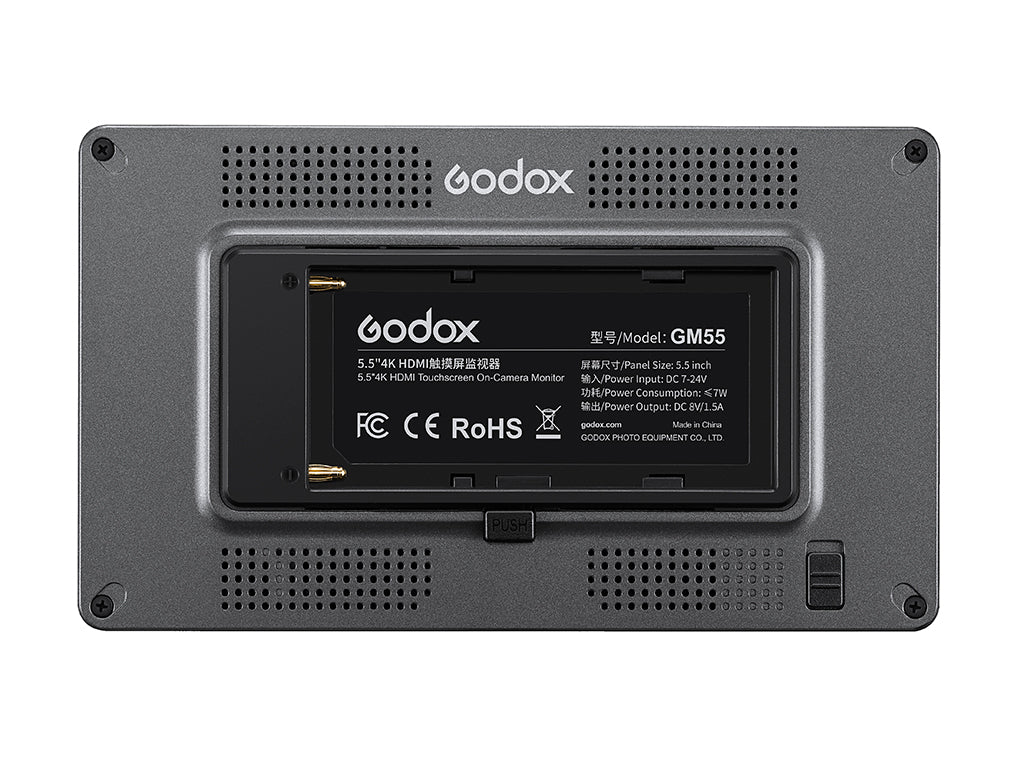 Godox GM55 5.5inç 4K HDMI Kamera Üstü Dokunmatik Monitör