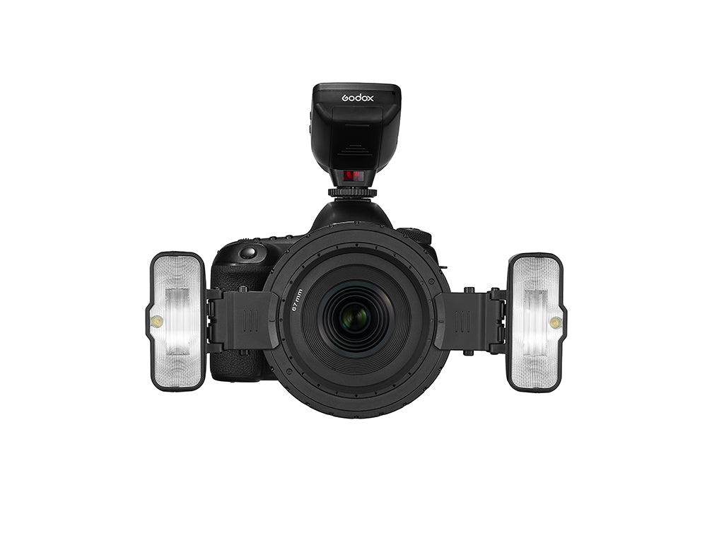 Godox MF12 Makro Flaş İkili Set + XPRO-C TTL Canon Tetikleyici