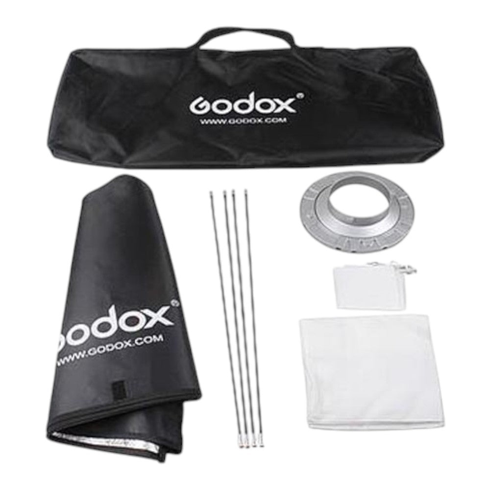 Godox QS600 II W/S 3'lü Stüdyo Paraflaş SoftBox Kit (600 Watt)