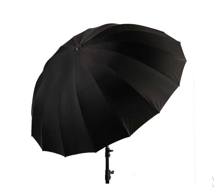 Godox UB-L3 75inç 185cm Büyük Siyah / Gümüş Şemsiye
