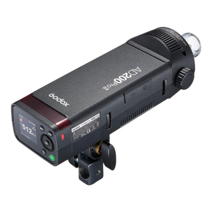 Godox AD200Pro II 200Ws Paraflaş One-Tap Sync ve Renkli TFT Ekranlı Pocket Flash