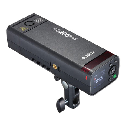 Godox AD200Pro II 200Ws Paraflaş One-Tap Sync ve Renkli TFT Ekranlı Pocket Flash