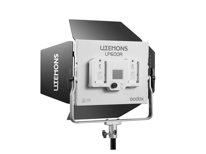 Godox LP600R RGB İkili LED Panel Işık Kiti 1800K-10000K Taşıma Çantalı