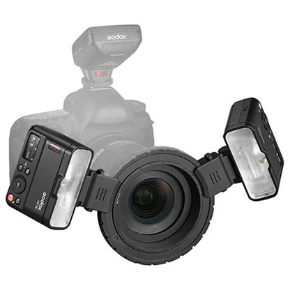 Godox MF12 K2 Makro Flaş Difüzörlü İkili Set + XPRO-S TTL Sony Tetikleyici