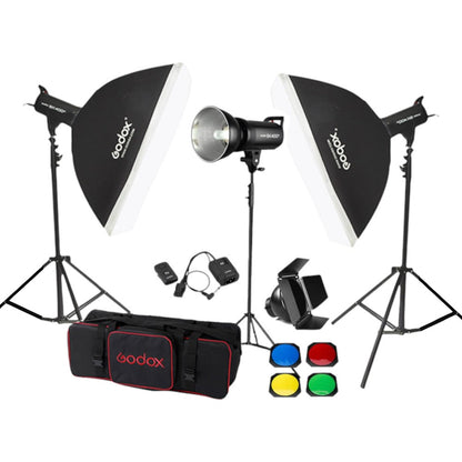Godox SK400 II W/S 3&#39;lü Stüdyo Paraflaş SoftBox Kit (400 Watt)