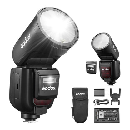 Godox V1 Pro Sony Uyumlu Yuvarlak Kafa Tepe Flaşı