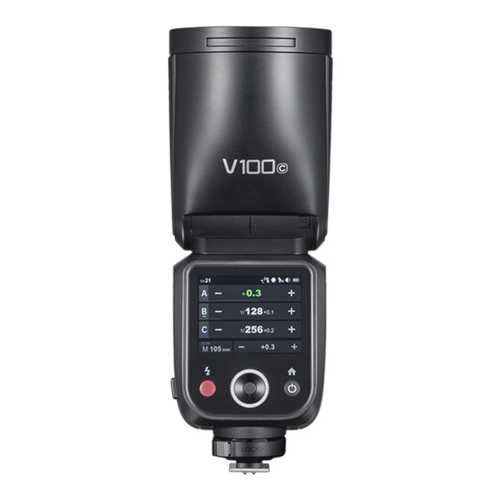 Godox V100 Canon Uyumlu Yuvarlak Tepe Flaşı